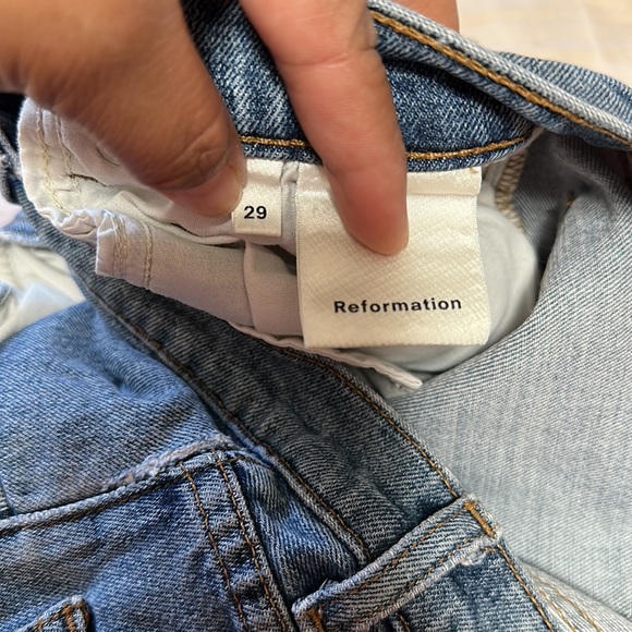 Reformation Serena High Skinny in Lanai Skinny Jeans - Picture 8 of 10